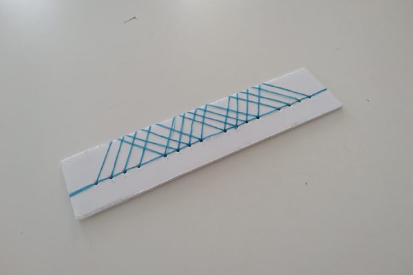 Mockup of Japanese Stab Binding